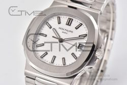 Nautilus 5711/1A PPF 1:1 Best Edition White Textured Dial on SS Bracelet 324CS  V4 - Image 5