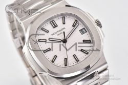 Nautilus 5711/1A PPF 1:1 Best Edition White Textured Dial on SS Bracelet 324CS  V4 - Image 7