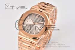 Nautilus 5711/1R PPF 1:1 Best Edition Brown Textured Dial on RG Bracelet 324CS - Image 2