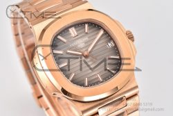 Nautilus 5711/1R PPF 1:1 Best Edition Brown Textured Dial on RG Bracelet 324CS - Image 7