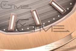 Nautilus 5711/1R PPF 1:1 Best Edition Brown Textured Dial on RG Bracelet 324CS - Image 10