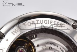 Portuguese Chrono IW3716 RSF 1:1 Best Edition White Dial YG Markers on Black Leather Strap A7750 - Image 15