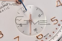 Portuguese Chrono IW3716 RSF 1:1 Best Edition White Dial YG Markers on Black Leather Strap A7750 - Image 8