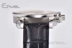 Portuguese Chrono IW3716 RSF 1:1 Best Edition White Dial YG Markers on Black Leather Strap A7750 - Image 26