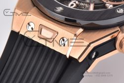 Hublot Big Bang Unico RG Ceramic ZF 1:1 Best Edition Skeleton Dial on Black Rubber Strap A1280 - Image 18