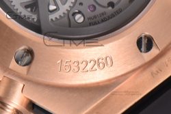 Hublot Big Bang Unico RG Ceramic ZF 1:1 Best Edition Skeleton Dial on Black Rubber Strap A1280 - Image 24