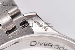 Seamaster Diver 300M VSF 1:1 Best Edition Black Ceramic Black Dial on SS Bracelet A8800 V2 - Image 24