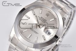 DateJust 41 126300 904L SS VSF 1:1 Best Edition Silver Dial on Oyster Bracelet VS3235 - Image 2