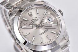 DateJust 41 126300 904L SS VSF 1:1 Best Edition Silver Dial on Oyster Bracelet VS3235 - Image 4