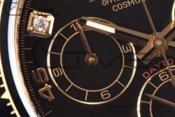 Daytona 116518 Clean Factory 1:1 Best Edition Black Diamonds Dial on Oysterflex Rubber Strap DD4130 - Image 6