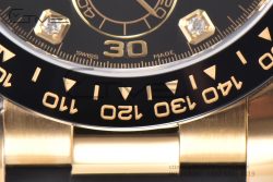 Daytona 116518 Clean Factory 1:1 Best Edition Black Diamonds Dial on Oysterflex Rubber Strap DD4130 - Image 12