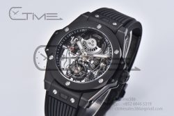 Big Bang Tourbillon Ceramic HBF Best Edition Skeleton Dial on Black Rubber Strap - Image 2