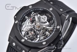 Big Bang Tourbillon Ceramic HBF Best Edition Skeleton Dial on Black Rubber Strap - Image 5
