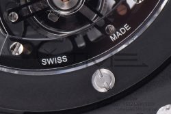Big Bang Tourbillon Ceramic HBF Best Edition Skeleton Dial on Black Rubber Strap - Image 12