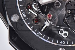 Big Bang Tourbillon Ceramic HBF Best Edition Skeleton Dial on Black Rubber Strap - Image 13