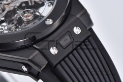 Big Bang Tourbillon Ceramic HBF Best Edition Skeleton Dial on Black Rubber Strap - Image 14