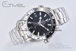 Planet Ocean 600M 'Tai Chi' GMT 43.5mm VSF 1:1 Best Edition Black/White Ceramic Bezel and Dial on SS Bracelet A8906 Super Clone - Image 4