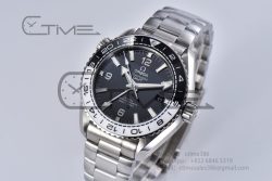 Planet Ocean 600M 'Tai Chi' GMT 43.5mm VSF 1:1 Best Edition Black/White Ceramic Bezel and Dial on SS Bracelet A8906 Super Clone - Image 2