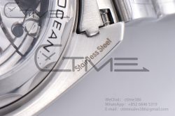 Planet Ocean 600M 'Tai Chi' GMT 43.5mm VSF 1:1 Best Edition Black/White Ceramic Bezel and Dial on SS Bracelet A8906 Super Clone - Image 24