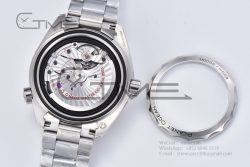 Planet Ocean 600M 'Tai Chi' GMT 43.5mm VSF 1:1 Best Edition Black/White Ceramic Bezel and Dial on SS Bracelet A8906 Super Clone - Image 28