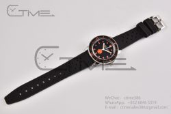 Fifty Fathoms 5008E No Rad Only Watch SS 1:1 GSF Best Edition Black Dial on Black Rubber Strap A1151 - Image 4