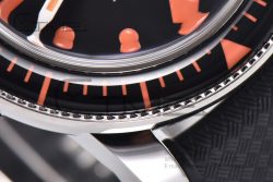 Fifty Fathoms 5008E No Rad Only Watch SS 1:1 GSF Best Edition Black Dial on Black Rubber Strap A1151 - Image 7
