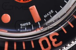 Fifty Fathoms 5008E No Rad Only Watch SS 1:1 GSF Best Edition Black Dial on Black Rubber Strap A1151 - Image 12