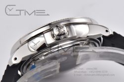Fifty Fathoms 5008E No Rad Only Watch SS 1:1 GSF Best Edition Black Dial on Black Rubber Strap A1151 - Image 14