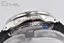 Fifty Fathoms 5008E No Rad Only Watch SS 1:1 GSF Best Edition Black Dial on Black Rubber Strap A1151 - Image 15