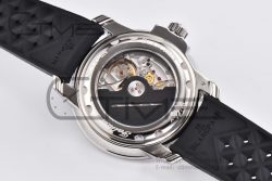 Fifty Fathoms 5008E No Rad Only Watch SS 1:1 GSF Best Edition Black Dial on Black Rubber Strap A1151 - Image 17