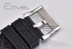 Fifty Fathoms 5008D No Rad SS 1:1 GSF Best Edition Black Dial on Black Rubber Strap A1151 - Image 21