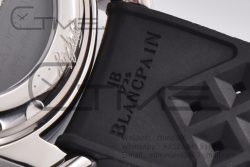 Fifty Fathoms 5008E No Rad Only Watch SS 1:1 GSF Best Edition Black Dial on Black Rubber Strap A1151 - Image 20