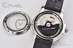 Fifty Fathoms 5008E No Rad Only Watch SS 1:1 GSF Best Edition Black Dial on Black Rubber Strap A1151 - Image 24