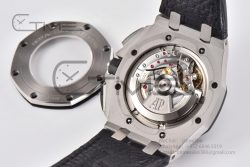 Royal Oak Offshore 26417 44mm  SS  Bezel  RSF  1:1 Best Edition Gray Dial RG Markers on Import Calf Leather Strap A3126 - Image 25