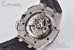 Royal Oak Offshore 26417 44mm  SS  Bezel  RSF  1:1 Best Edition Gray Dial RG Markers on Import Calf Leather Strap A3126 - Image 26