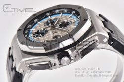 Royal Oak Offshore 26417 44mm  SS  Bezel  RSF  1:1 Best Edition Gray Dial RG Markers on Import Calf Leather Strap A3126 - Image 5