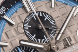 Royal Oak Offshore 26417 44mm  SS  Bezel  RSF  1:1 Best Edition Gray Dial RG Markers on Import Calf Leather Strap A3126 - Image 9