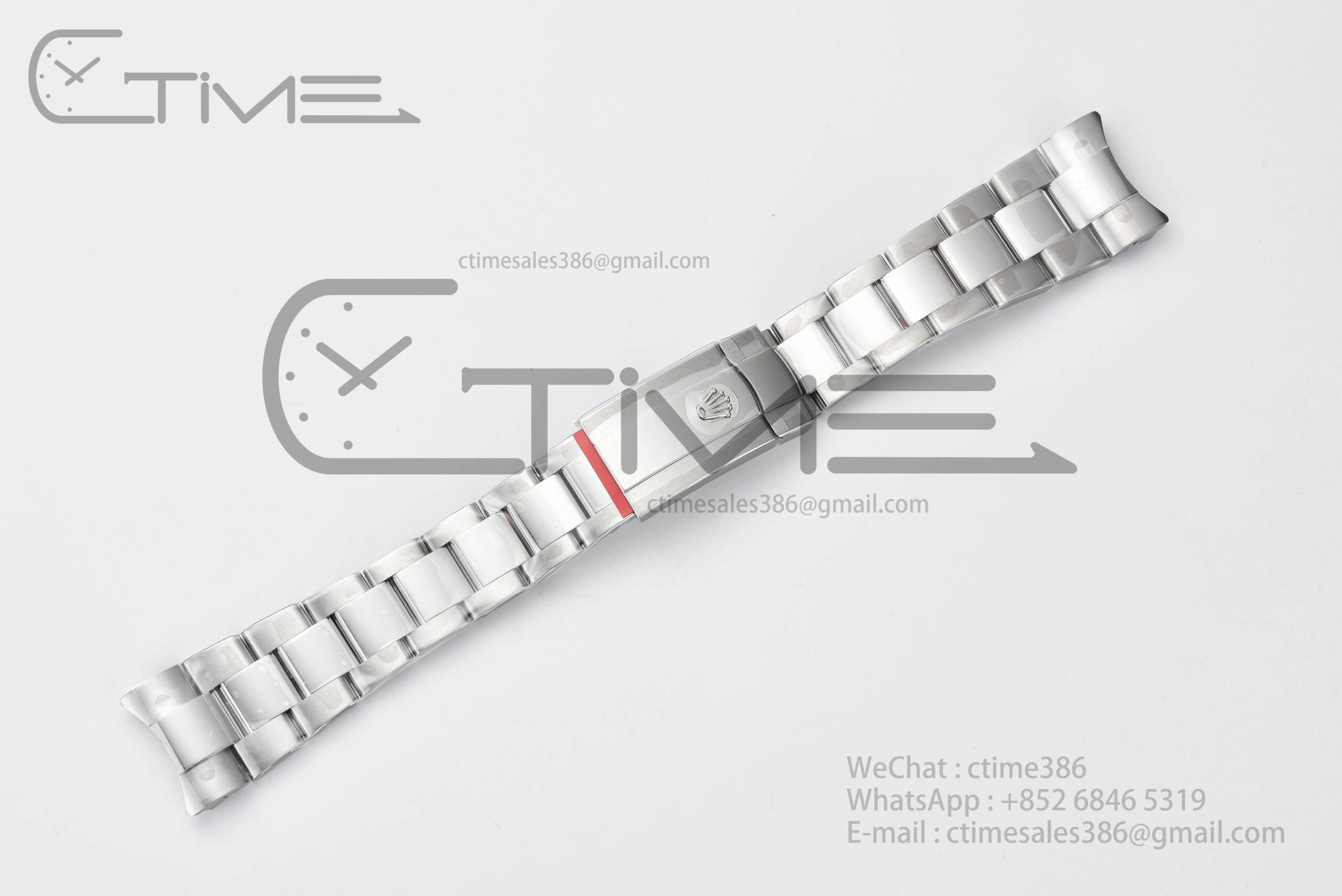 HFF_2785 DateJust 41 Solid Stainless Steel 904L Oyster Bracelet with Updated Clasp (Made by Clean) - Image 1
