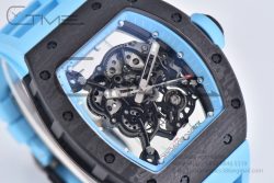 RM055 Real NTPT BBRF 1:1 Best Edition Skeleton Dial on Blue Rubber Strap RMUL2 V2 - Image 7