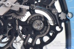 RM055 Real NTPT BBRF 1:1 Best Edition Skeleton Dial on Blue Rubber Strap RMUL2 V2 - Image 11