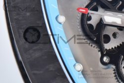 RM055 Real NTPT BBRF 1:1 Best Edition Skeleton Dial on Blue Rubber Strap RMUL2 V2 - Image 13