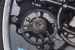 RM055 Real NTPT BBRF 1:1 Best Edition Skeleton Dial on Blue Rubber Strap RMUL2 V2 - Image 32