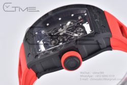 RM055 Real NTPT BBRF 1:1 Best Edition Skeleton Black Dial on Red Rubber Strap RMUL2 V2 - Image 6