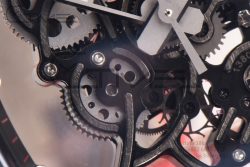 RM055 Real NTPT BBRF 1:1 Best Edition Skeleton Black Dial on Red Rubber Strap RMUL2 V2 - Image 11