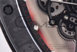 RM055 Real NTPT BBRF 1:1 Best Edition Skeleton Black Dial on Red Rubber Strap RMUL2 V2 - Image 13