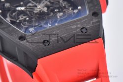 RM055 Real NTPT BBRF 1:1 Best Edition Skeleton Black Dial on Red Rubber Strap RMUL2 V2 - Image 14