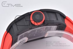 RM055 Real NTPT BBRF 1:1 Best Edition Skeleton Black Dial on Red Rubber Strap RMUL2 V2 - Image 16