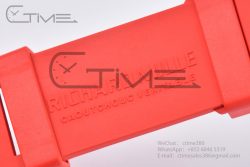 RM055 Real NTPT BBRF 1:1 Best Edition Skeleton Black Dial on Red Rubber Strap RMUL2 V2 - Image 22