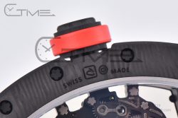 RM055 Real NTPT BBRF 1:1 Best Edition Skeleton Black Dial on Red Rubber Strap RMUL2 V2 - Image 25