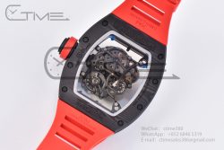 RM055 Real NTPT BBRF 1:1 Best Edition Skeleton Black Dial on Red Rubber Strap RMUL2 V2 - Image 26